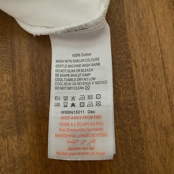 Pumpkin Patch Bodysuit White 6 - 12mths - Picture 12 of 12